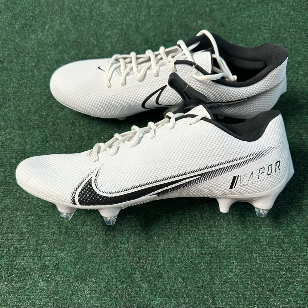 Nike Vapor Edge Speed 360 Detachable Football Cleats White Size CZ5575-100